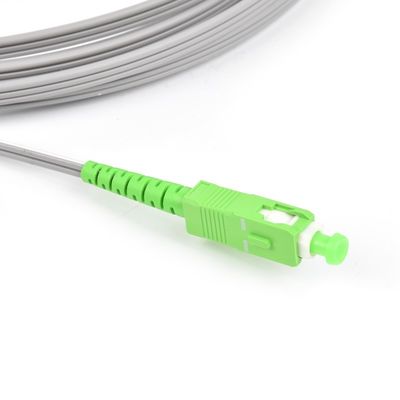 SC APC гибкого провода кабеля провода для ввода к оптическому волокну режима FTTH гибких проводов SC APC одиночному плоскому